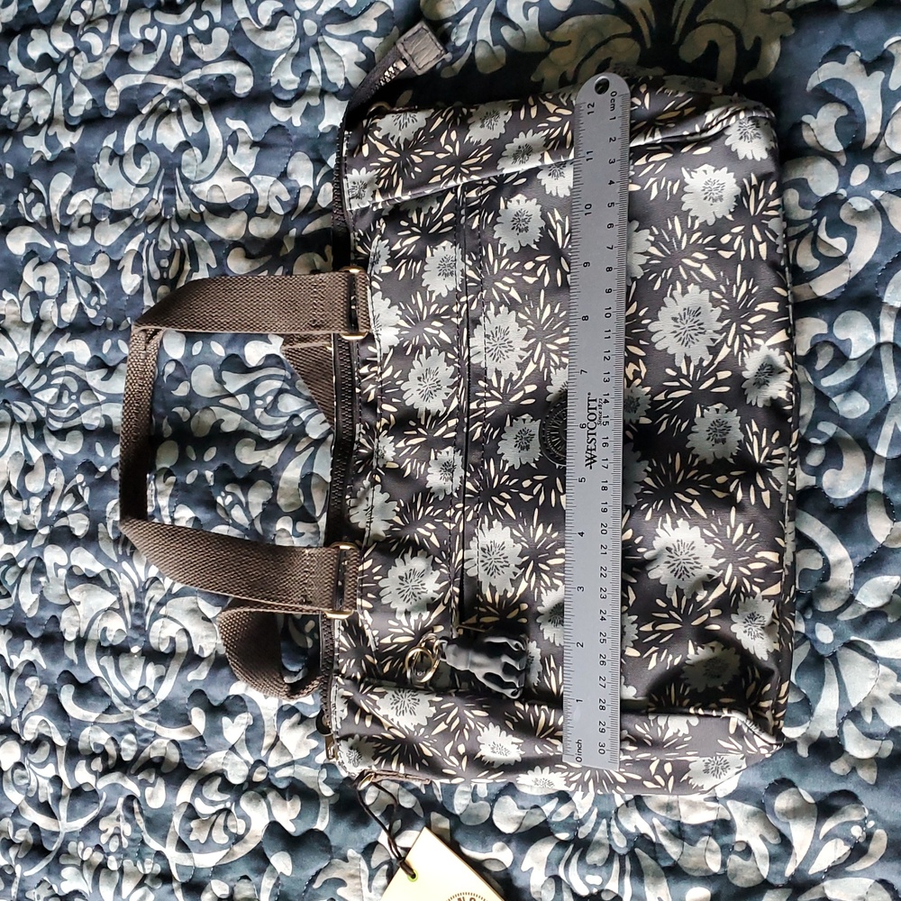 Kipling Revir Blue Floral Garden Shoulder Bag New - Picture 5 of 8